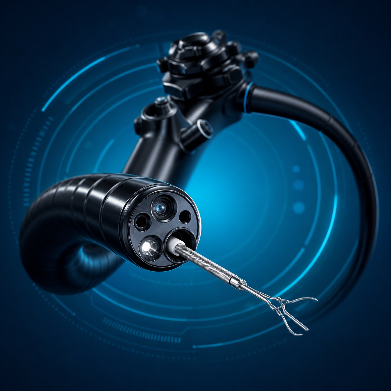 Medical visualization for Therapeutic Endoscopy